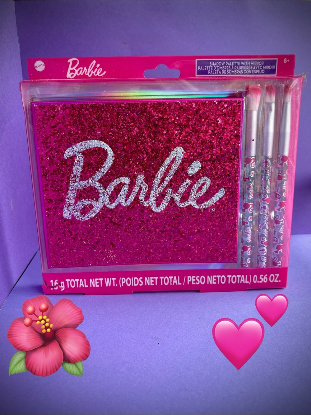 Barbie Eyeshadow Palette w/Brushes